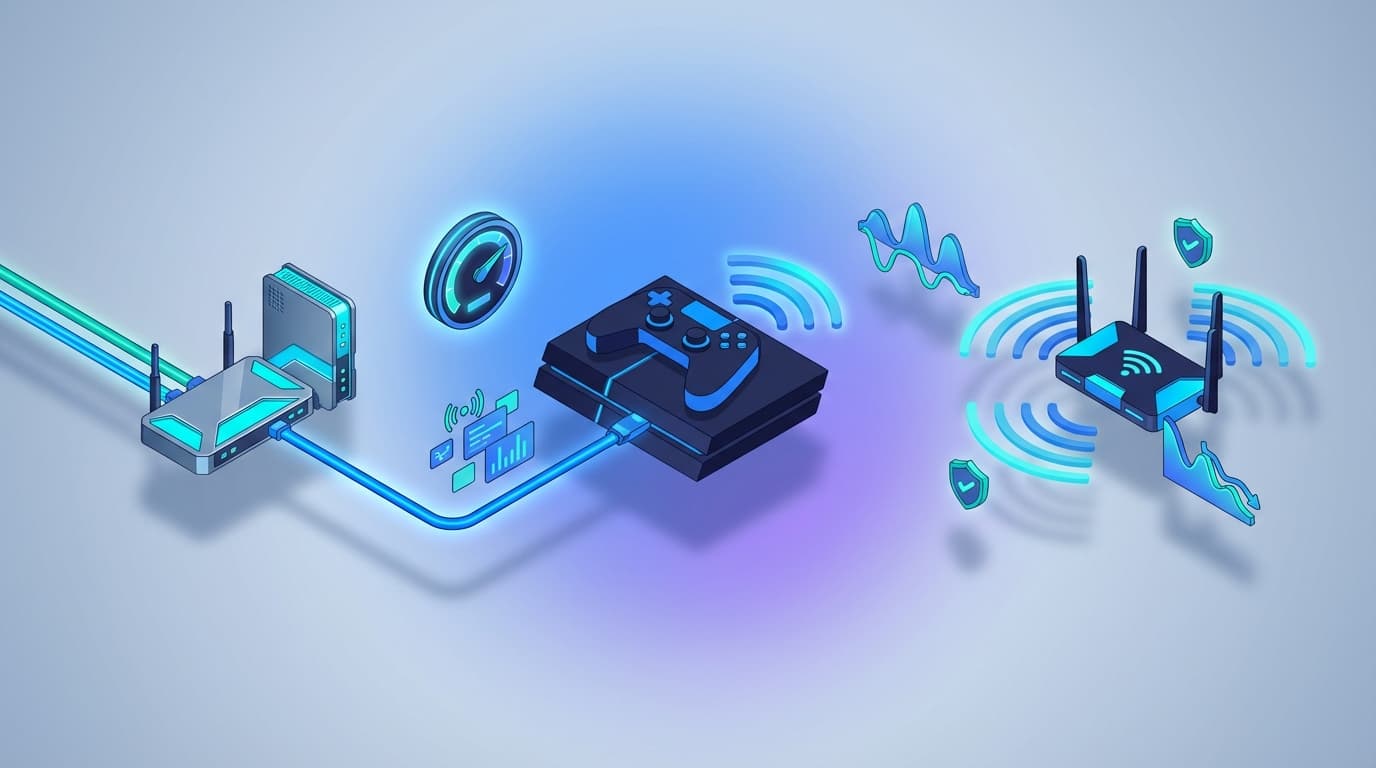 Wi-Fi vs 有線 -- ゲームに最適な接続方法